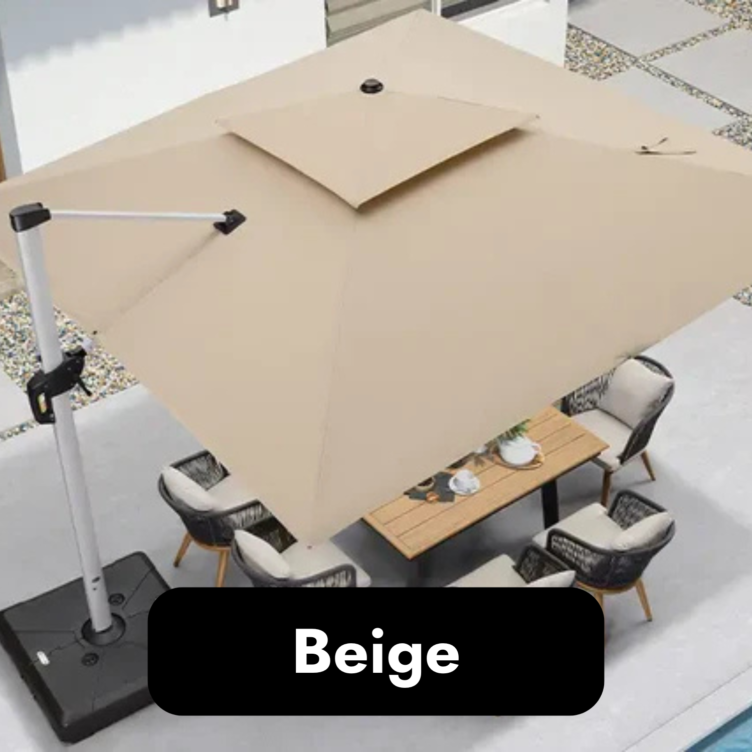 AuraBrella™ Parasol avec éclairage LED