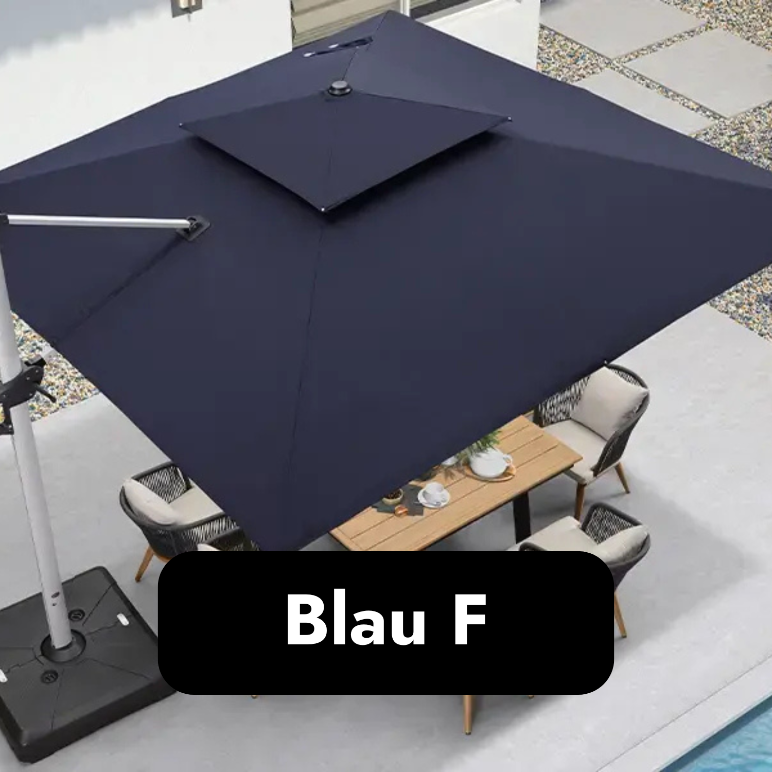 AuraBrella™ Parasol avec éclairage LED