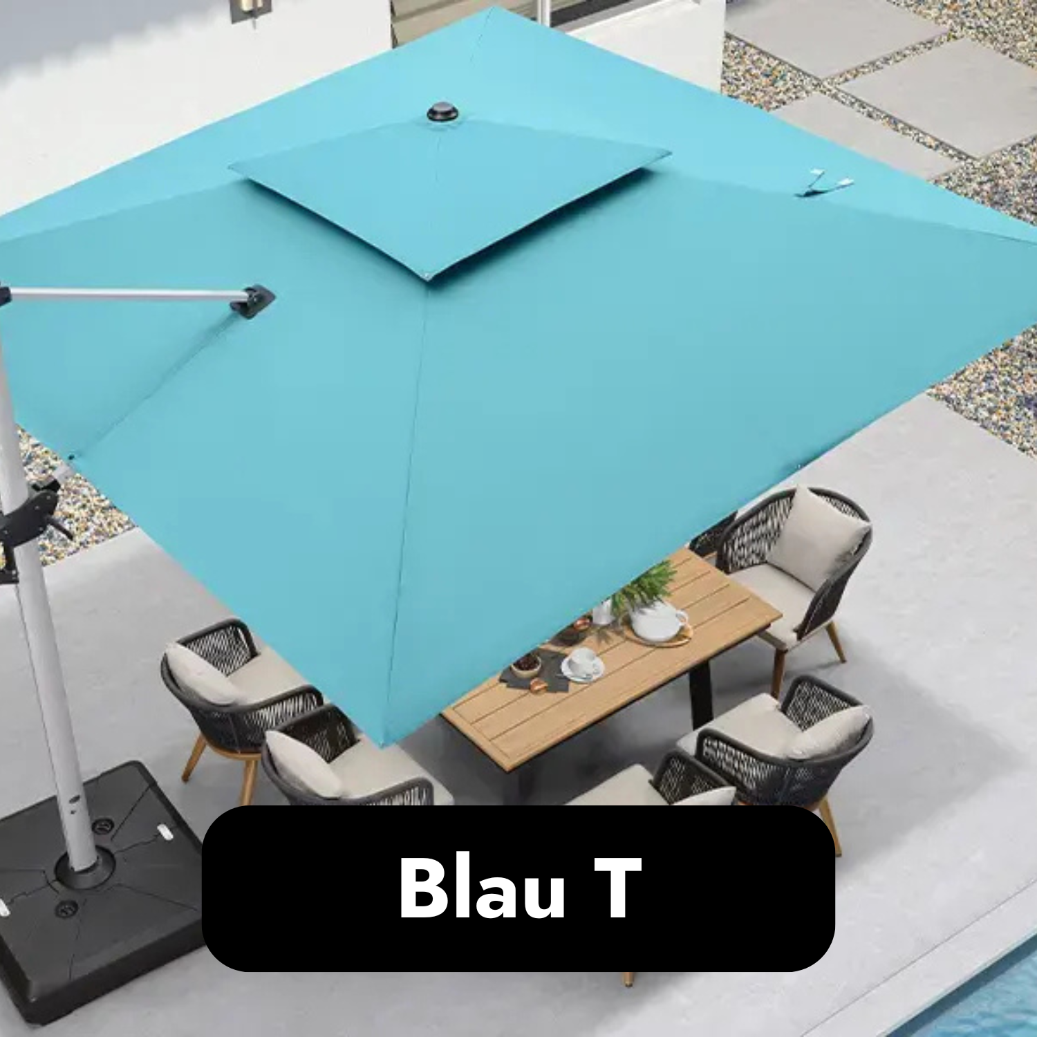 AuraBrella™ Parasol avec éclairage LED
