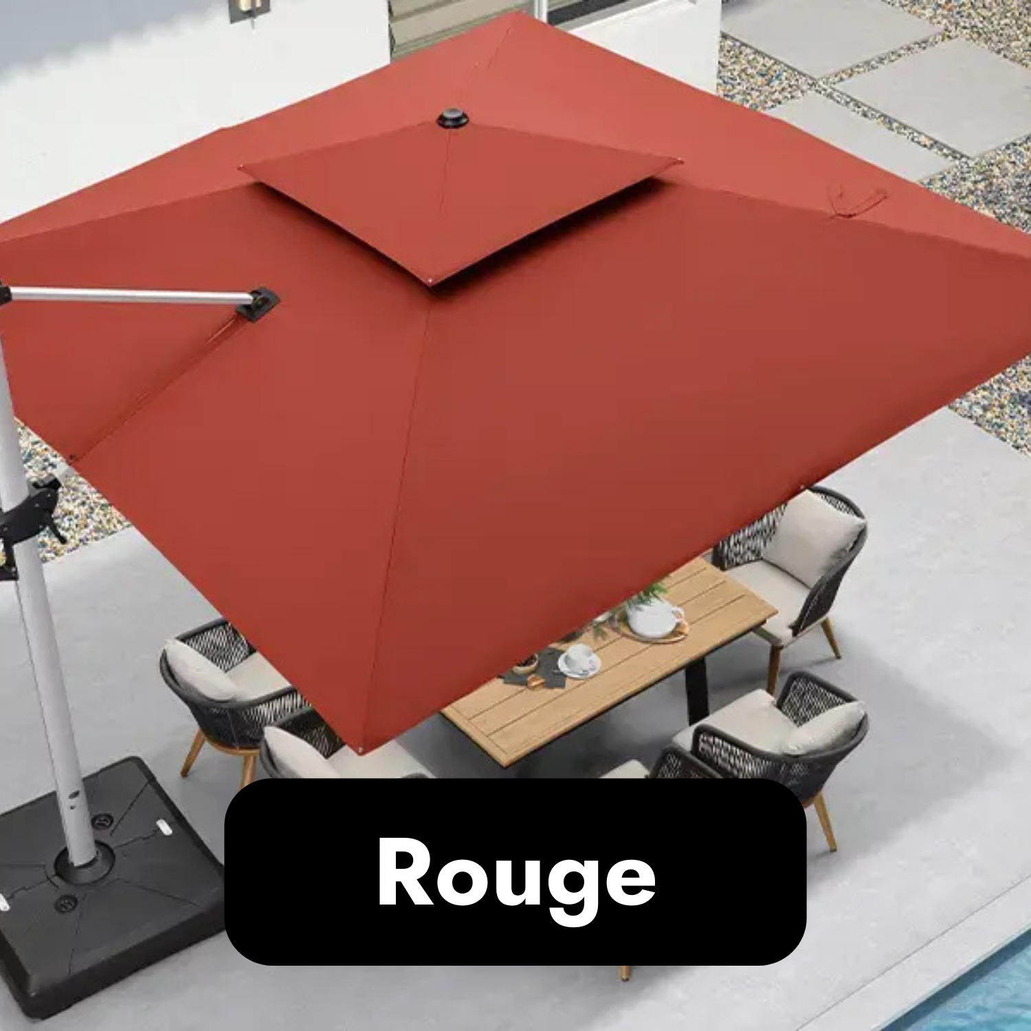 AuraBrella™ Parasol avec éclairage LED