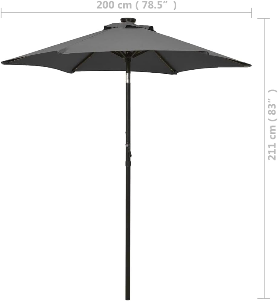 AuraBrella™ Parasol avec éclairage LED