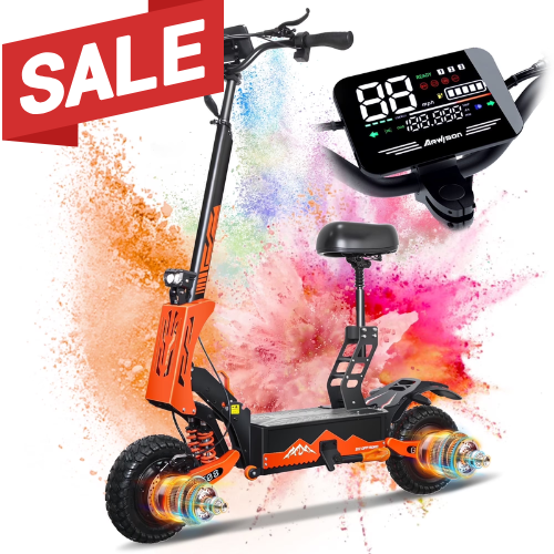 RoadBlaze™ Dual-Motor Folding Electric Scooter